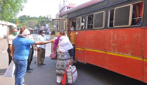 अमरावती मध्यवर्ती बसस्थानक सामान्य प्रवाश्यांसाठी बंद