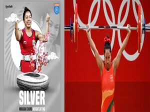 भारताला टोकयो ऑलम्पिकमध्ये पहिलं रौप्य पदक, मीराबाई चानूची विजयी सलामी
