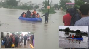 चंद्रपूरमध्ये अनेक नागरी वस्त्यांत शिरले पाणी, ५५१ लोकांना सुरक्षितस्थळी हलवले, २२ ट्रकचालकांची सुटका